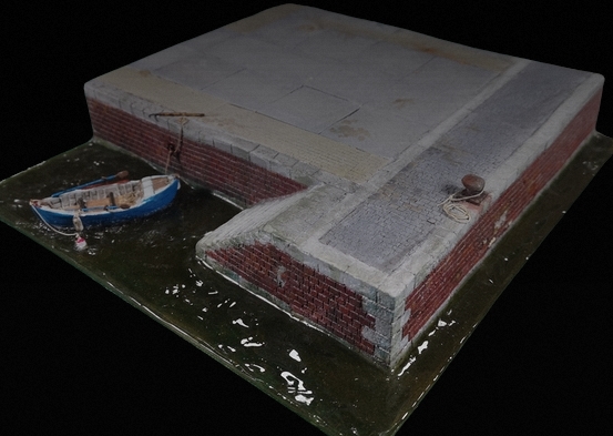 Vecchio Molo kit 1-72 per Diorama