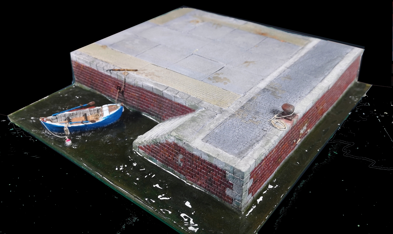 Vecchio Molo kit 1-72 per Diorama